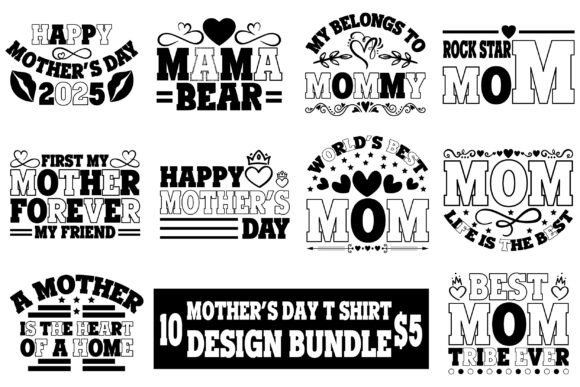 A Craft Business Review of the Mother's Day Graphics & T-Shirt Design Bundle