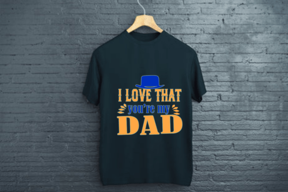A Dad T-Shirt Design for Heartfelt Graphics & Print Templates