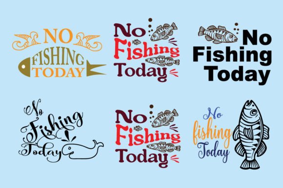 A Graphic Design Asset Review: The No Fishing Today SVG Bundle