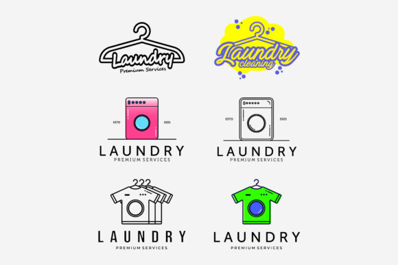 A Practical Review of a Modern Laundry Logo Bundle