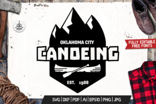 A Retro Canoe Graphic for Logo & Packaging Adventures