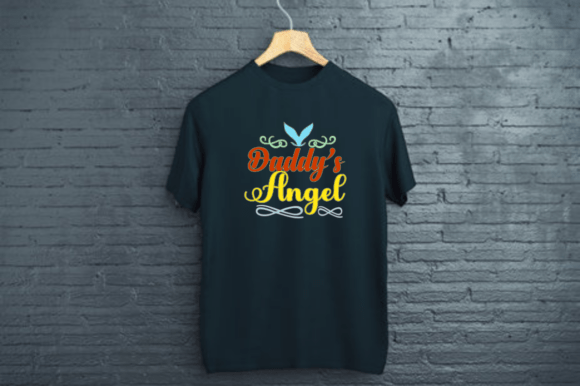 Daddy's Angel-Baby Graphics for Print Templates
