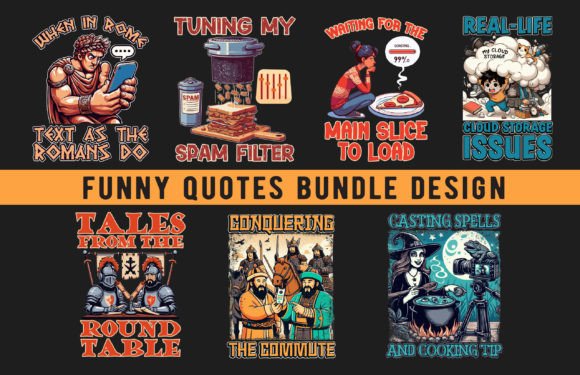 Elevating Content with Funny Quotes Graphics and Print Templates