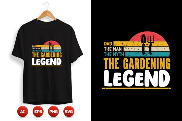 Gardening T-shirt Design 49: A Graphic Design Asset for Authentic Branding