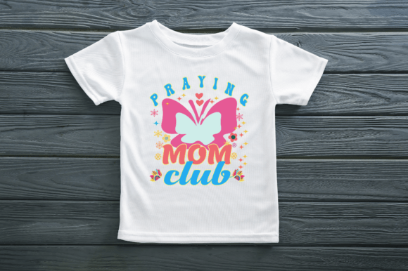 Praying Mom Club: A Heartfelt Mothers Day Design for Embroidery