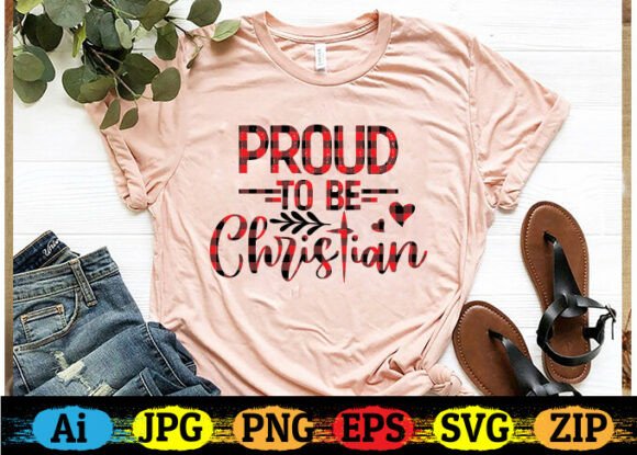 PROUD to BE CHRISTIAN Graphics for Print and Marketing