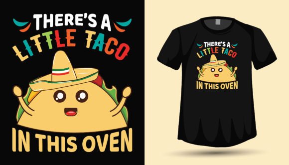 Taco Cinco De Mayo Graphics for T-Shirt Designs